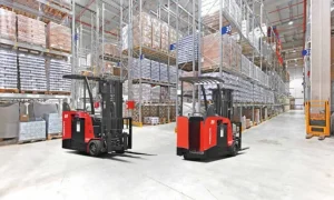 A Series 3-Wheel Stand-up Counterbalanced Lift Truck